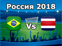 Brazil v Costa Rica- World Cup 2018